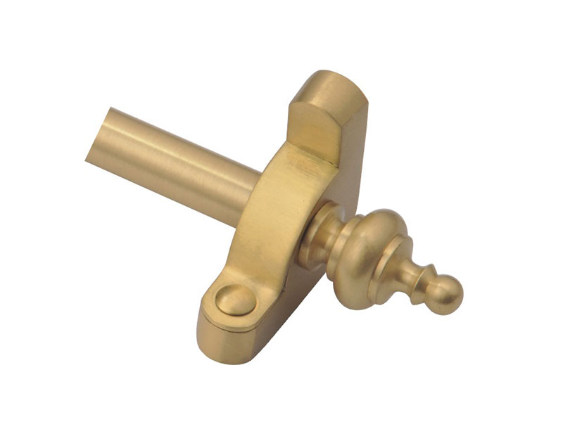 Urn-B1212-Brass Tube and Solid Brass Bracket & Finial-STAIR ROD